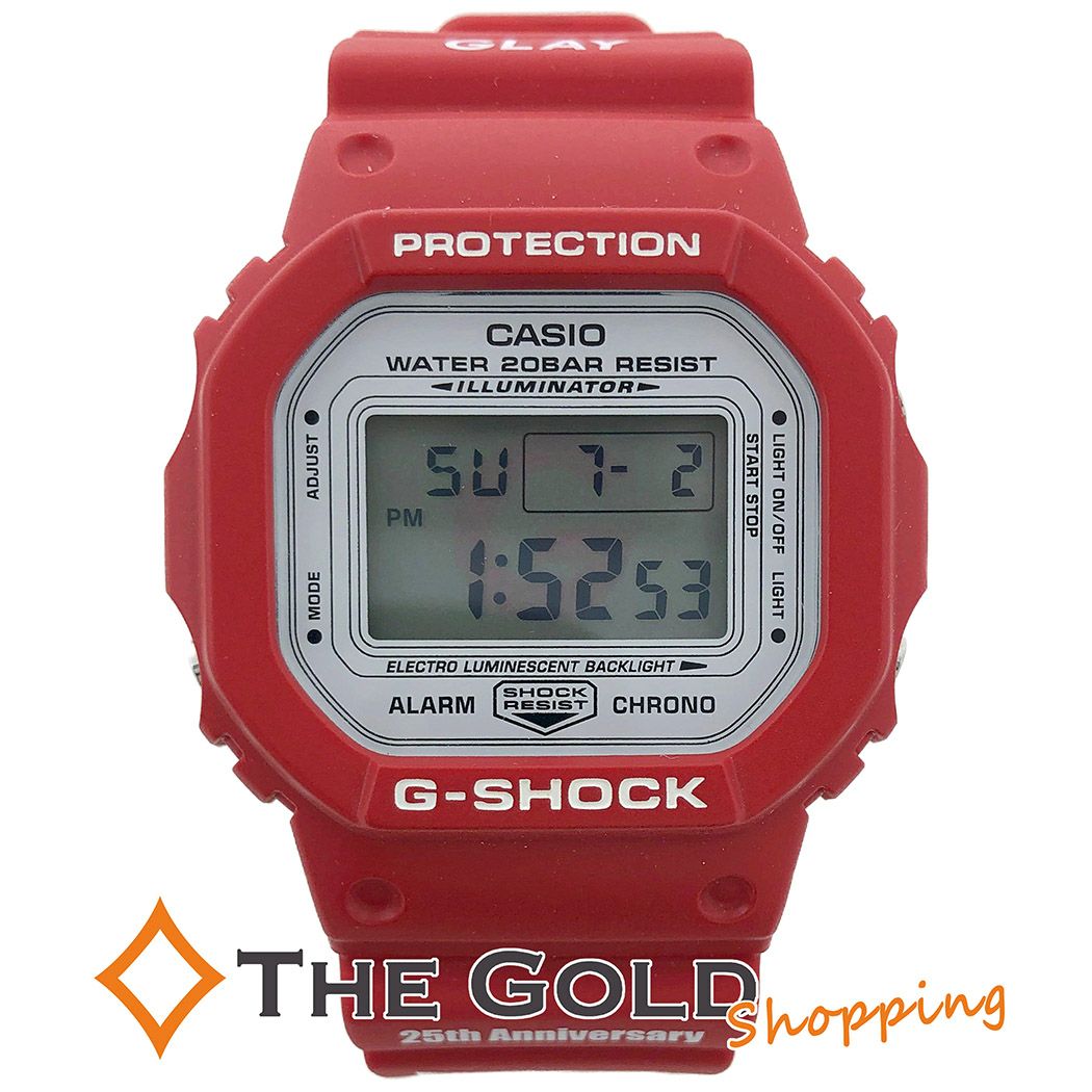 GLAY 25th Anniversary G-Shock DW-6900 Red Limited Edition Complete 