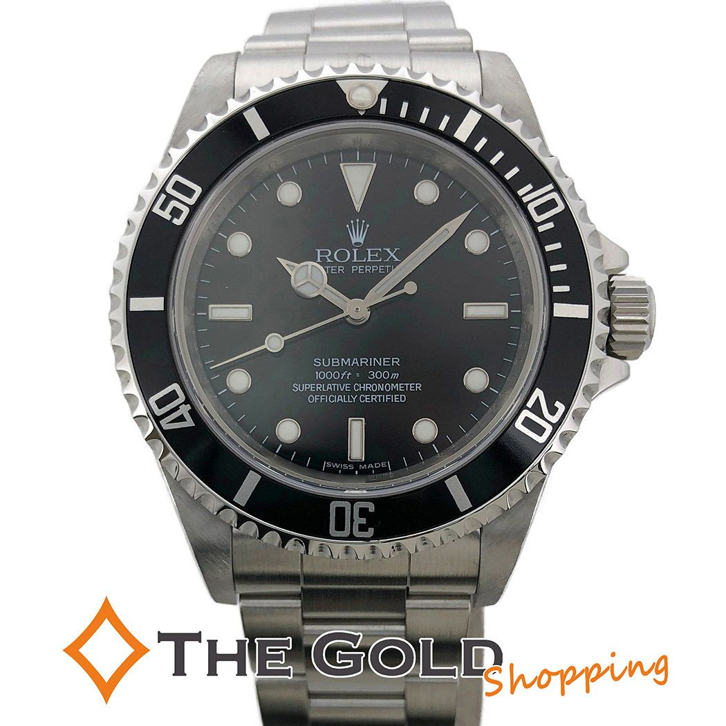 ロレックス サブマリーナー ノンデイト 14060M V番 磨き済 黒文字盤 ステンレス 自動巻き ROLEX 腕時計 メンズ ウォッチ男性用 ...