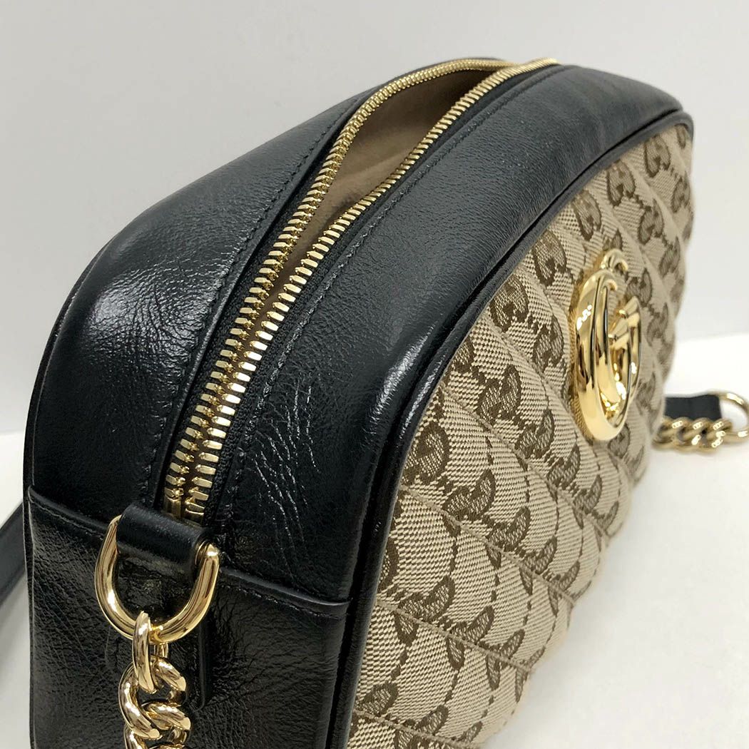 GUCCI キルティング スモール ショルダーバッグ 447632 GGマーモント