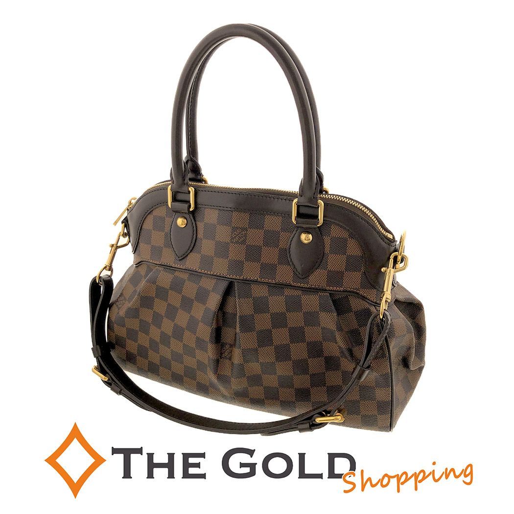 ルイヴィトン ダミエ エベヌ トレヴィPM 2way ハンドバッグ4261 LOUIS VUITTON ハンド、ショルダーバッグトレヴィPM ダミエエベヌ