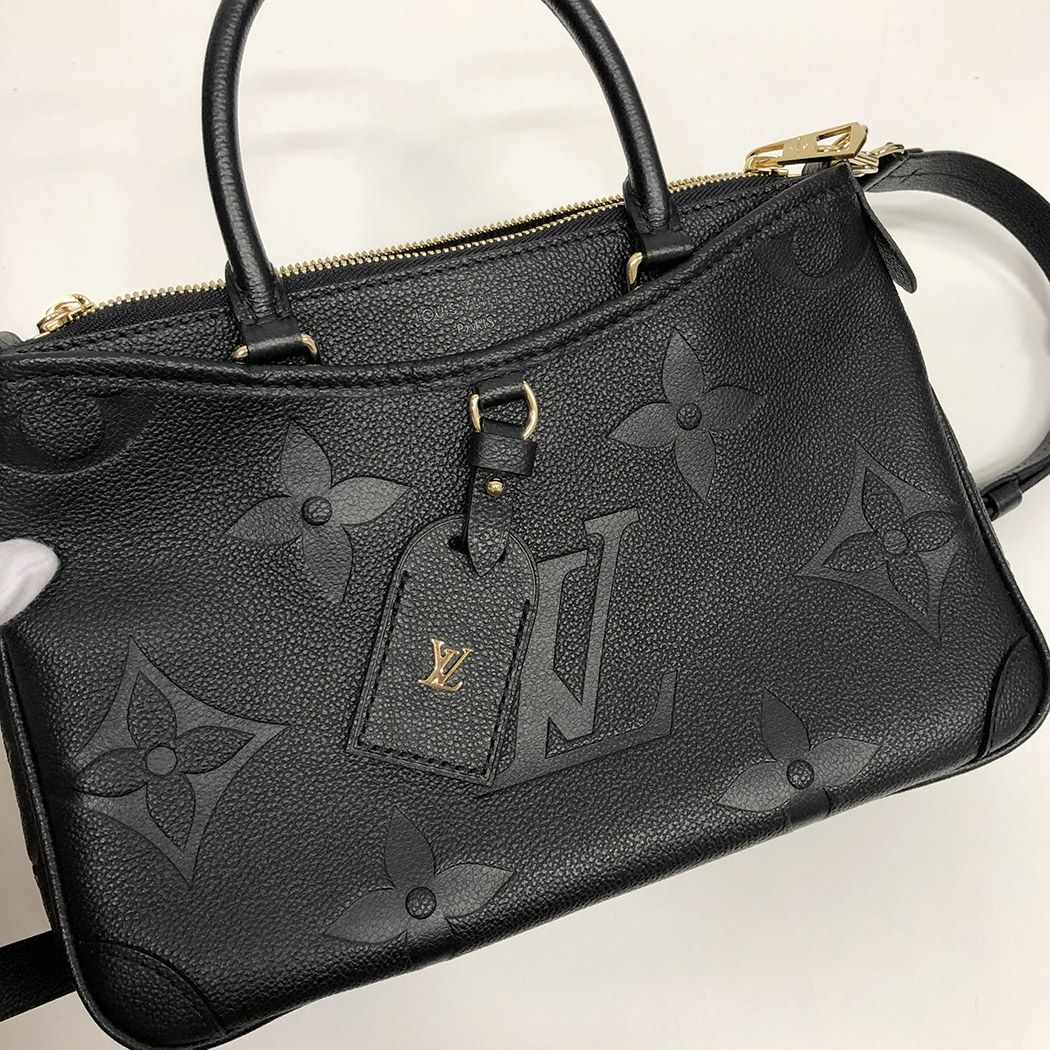 LOUIS VUITTON□トリアノンPM M46488 モノグラム アンプラント 2WAY ハンド ポシェット ミニバッグ ノワール ブラック 黒  ルイヴィトン ショルダーバッグ 【中古】 | THE GOLD ショッピング