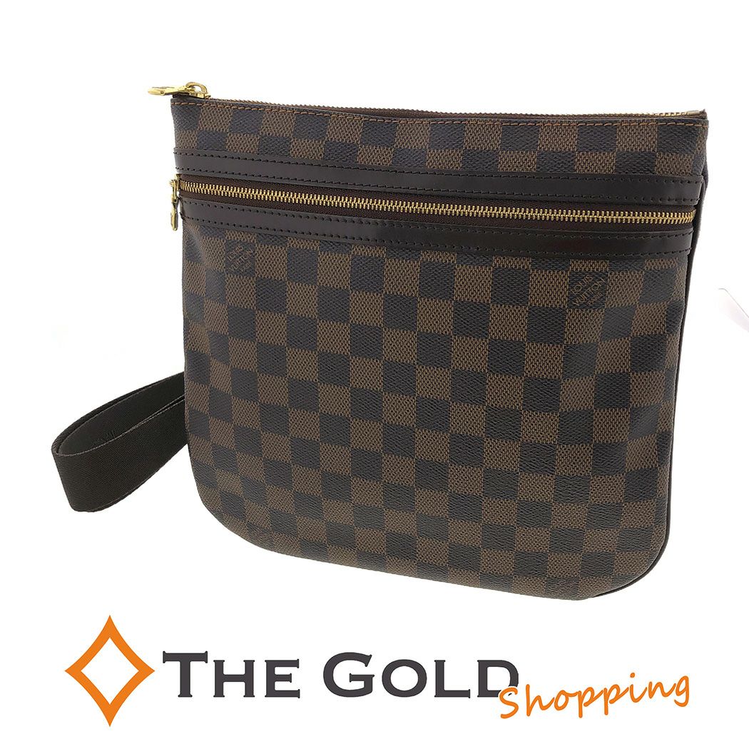 LOUIS VUITTON☆ ポシェット・ボスフォール N51111 ダミエ エベヌ  