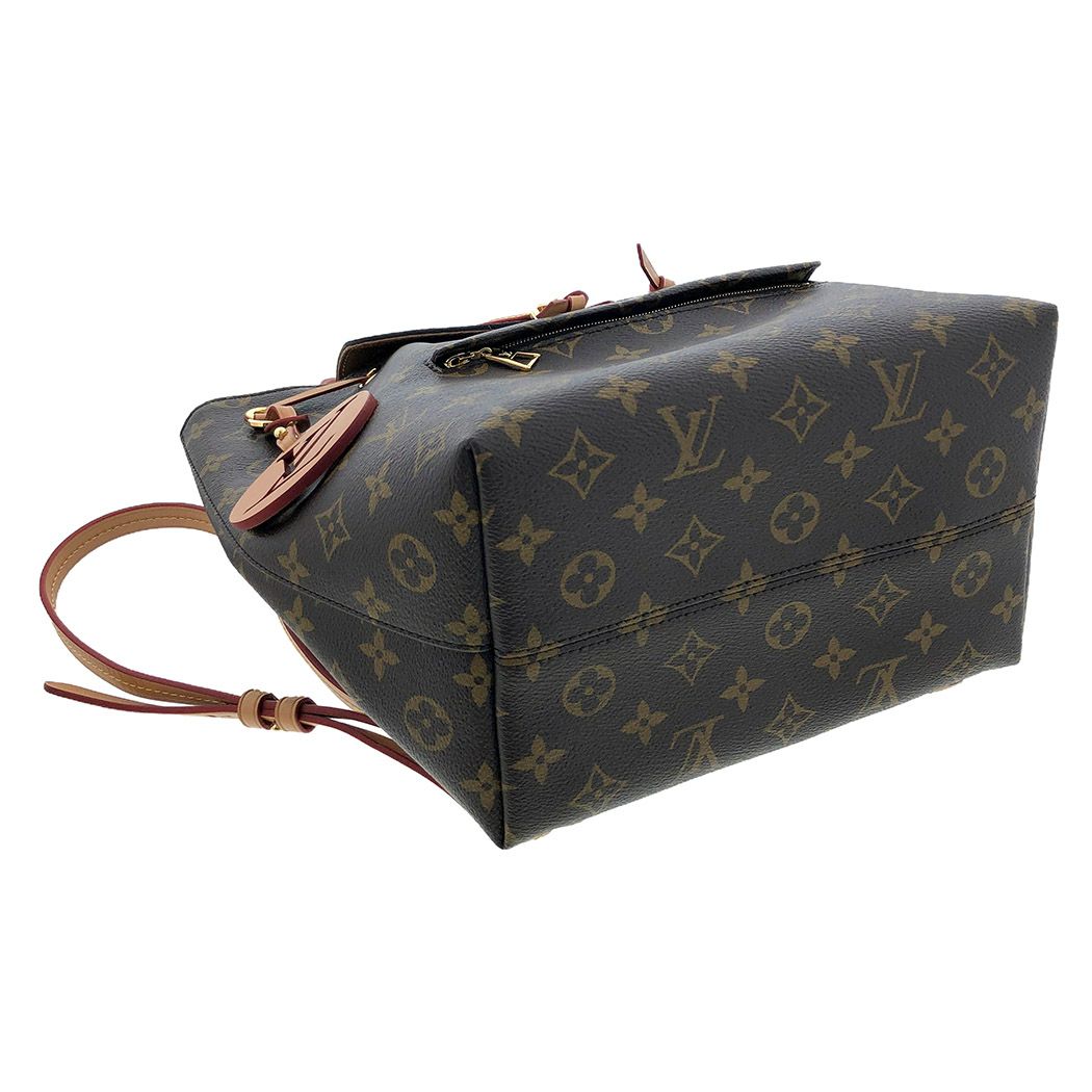 LOUIS VUITTON□ モンスリNM PM M45501 モノグラム・キャンバス ブラウン リュックサック レディース ルイヴィトン 【中古】  | THE GOLD ショッピング