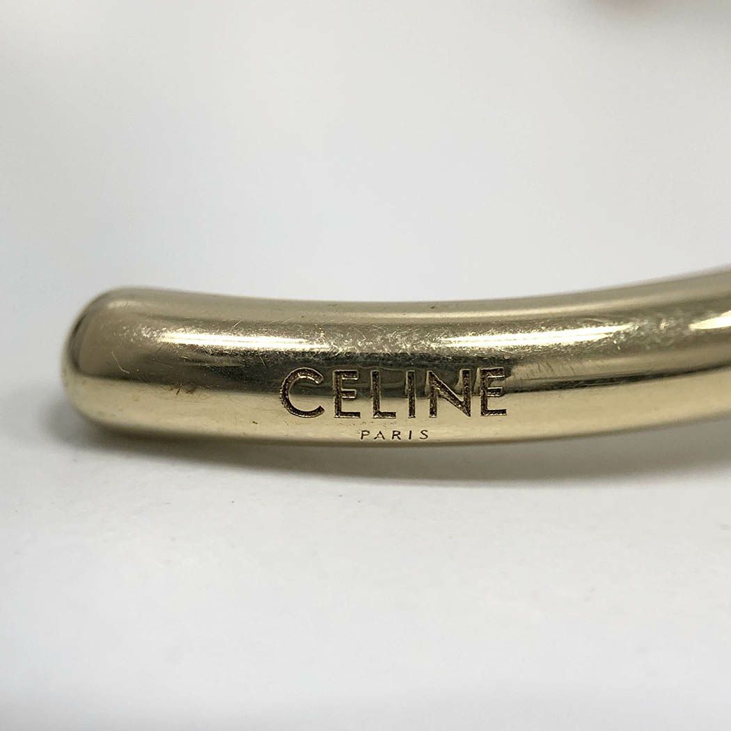 CELINE ノットエクストラシンブレスレット 46P466BRA.35OR Sサイズ C1 14cm ゴールド GP レディース セリーヌ 【中古】  | THE GOLD ショッピング