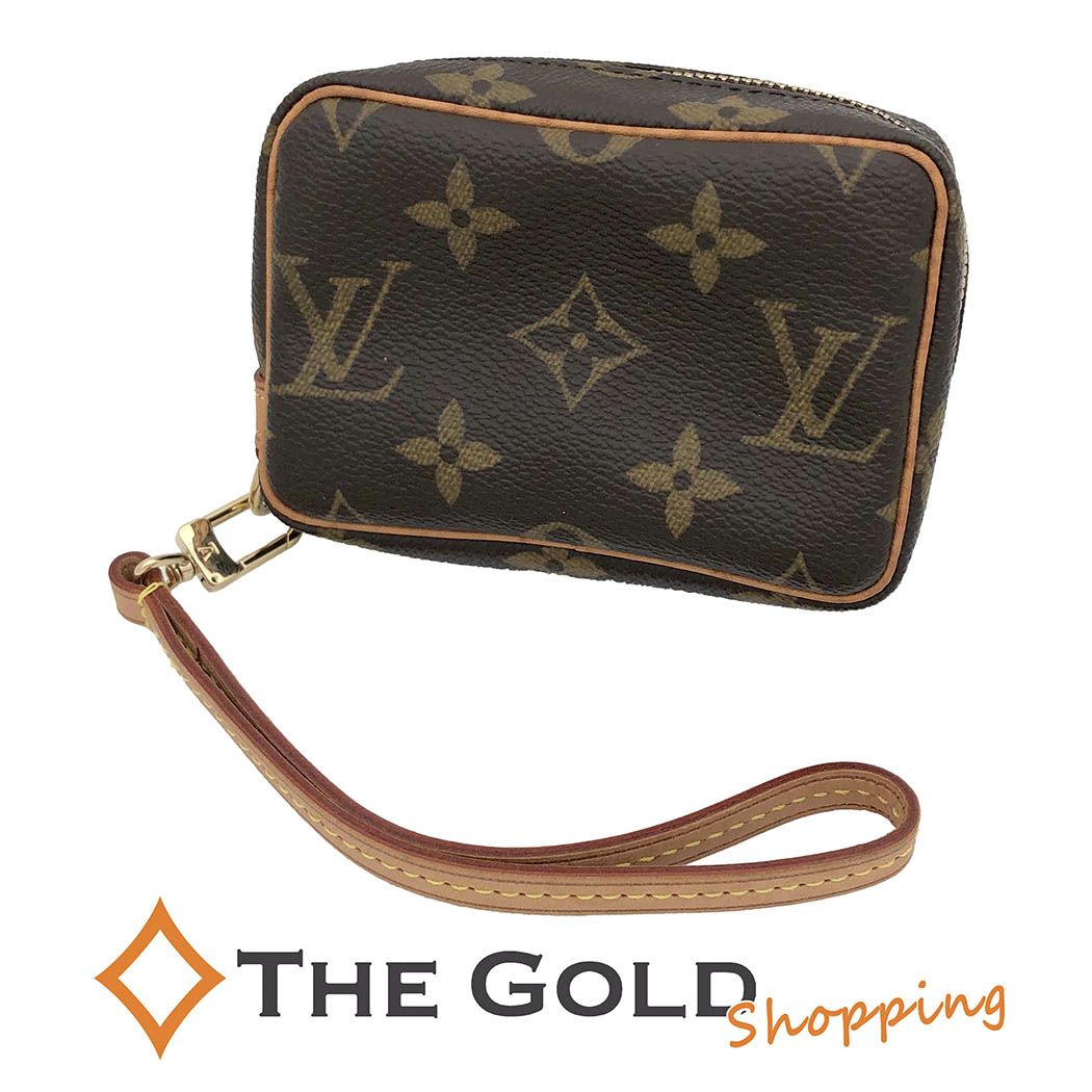 LOUIS VUITTON トゥルースワピティ M58030 モノグラム キャンバス ブラウン レディース ポーチ ルイヴィトン 【中古】 | THE  GOLD ショッピング