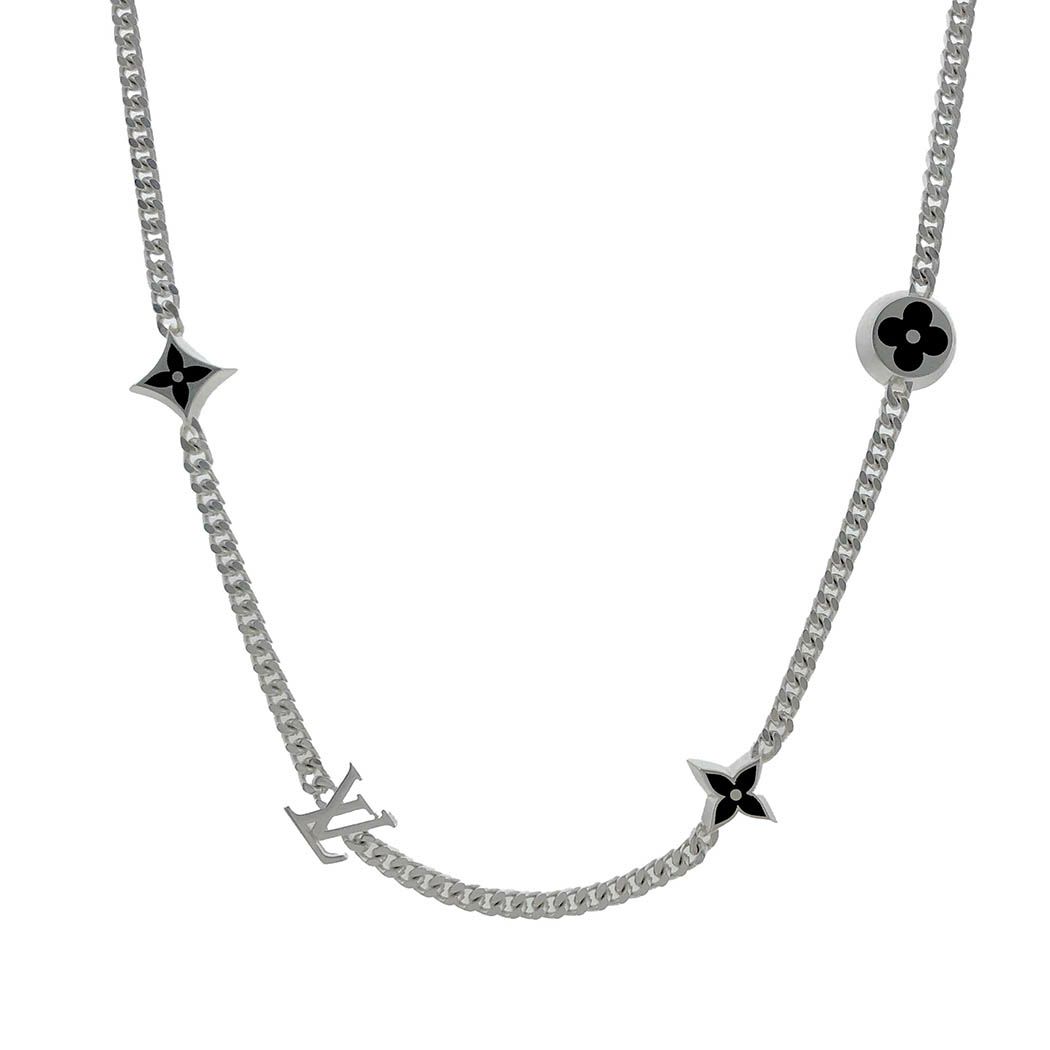 ルイヴィトン ネックレスLVスパイクチャーム M01717 48-54cm Ag925 