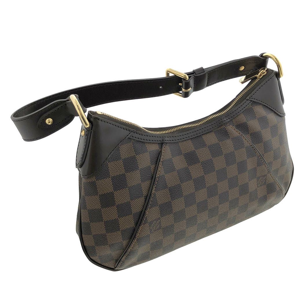 LOUIS VUITTON テムズPM N48180 ダミエ エベヌ キャンバス ブラウン ワンショルダーバッグ レディース ルイヴィトン 【中古】  | THE GOLD ショッピング