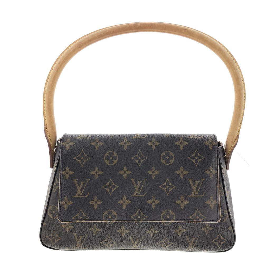 LOUIS VUITTON ミニルーピング M51147 モノグラム キャンバス ブラウン 