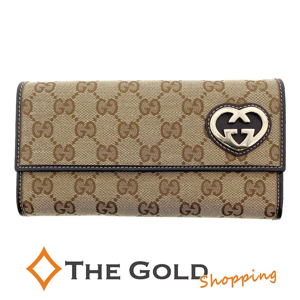GUCCI ラブリー ハート かぶせロングウォレット 251861 GG GUCCI ラブリー ハート かぶせロングウォレット 251861 GG