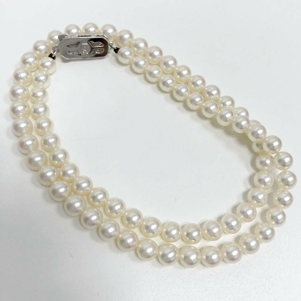 MIKIMOTO パールネックレス 42cm 5.5-6.0mm SIL ホワイト