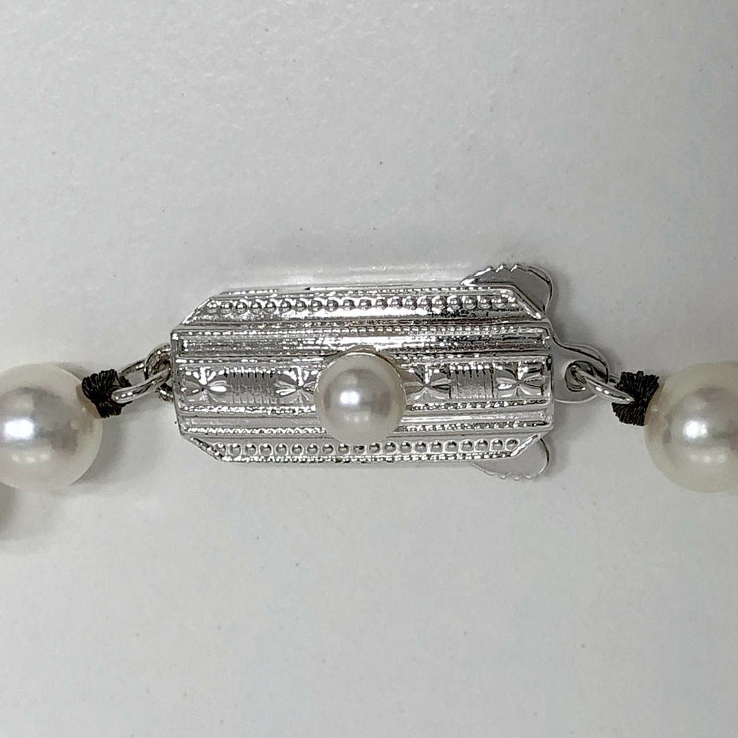 MIKIMOTO パールネックレス 42cm 5.5-6.0mm SIL ホワイト