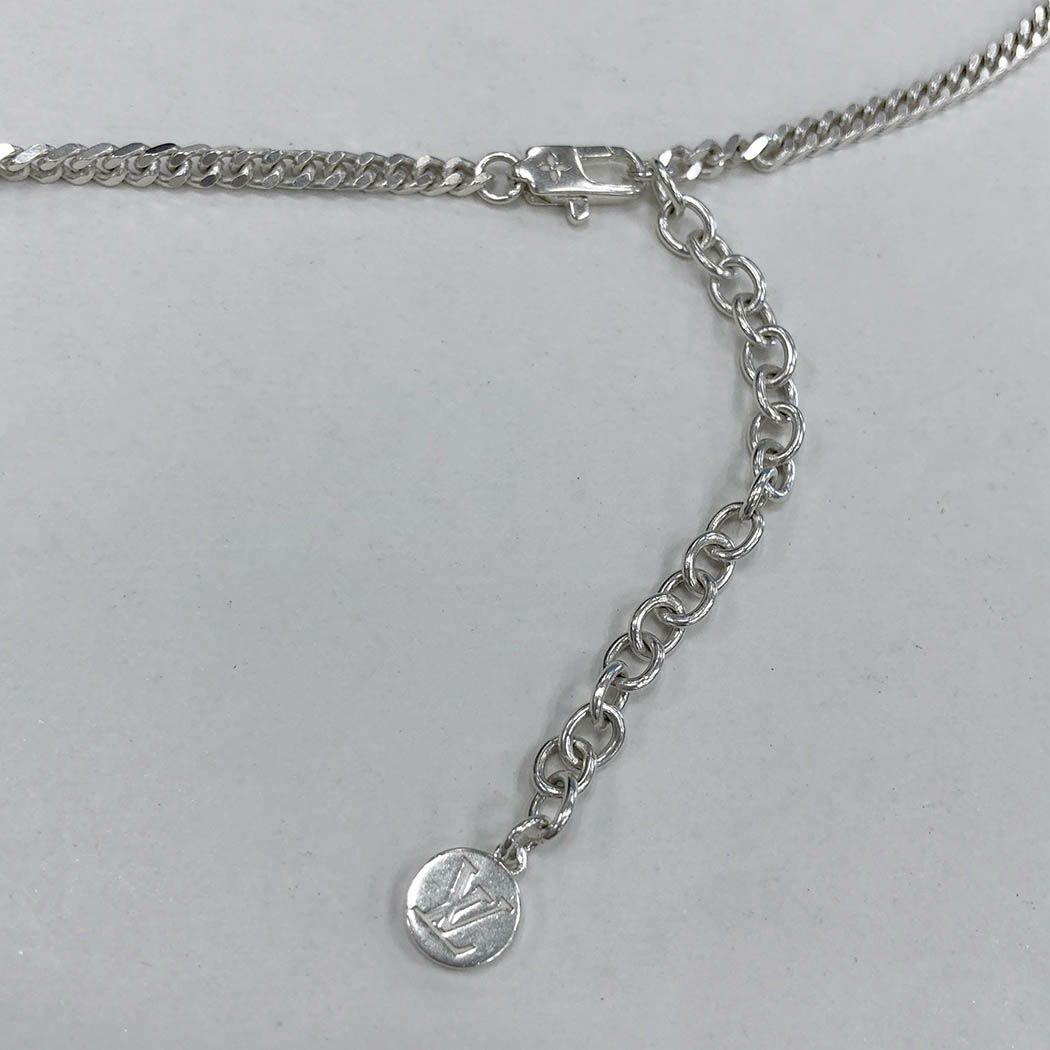 LOUIS VUITTON ネックレスLVスパイクチャーム M01717 48-54cm