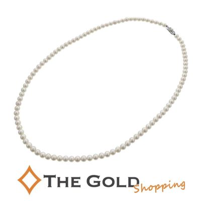 【中古】ミキモトMIKIMOTO ターコイズ D0.03ct K18WG  7.5g ネックレス