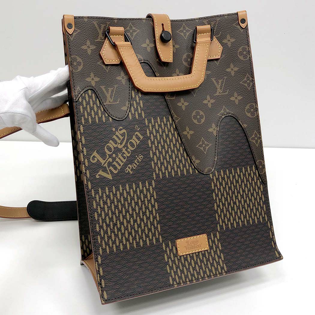 LOUIS VUITTON LV×NIGO ミニトート N40355 コラボ ダミエ ジャイアント