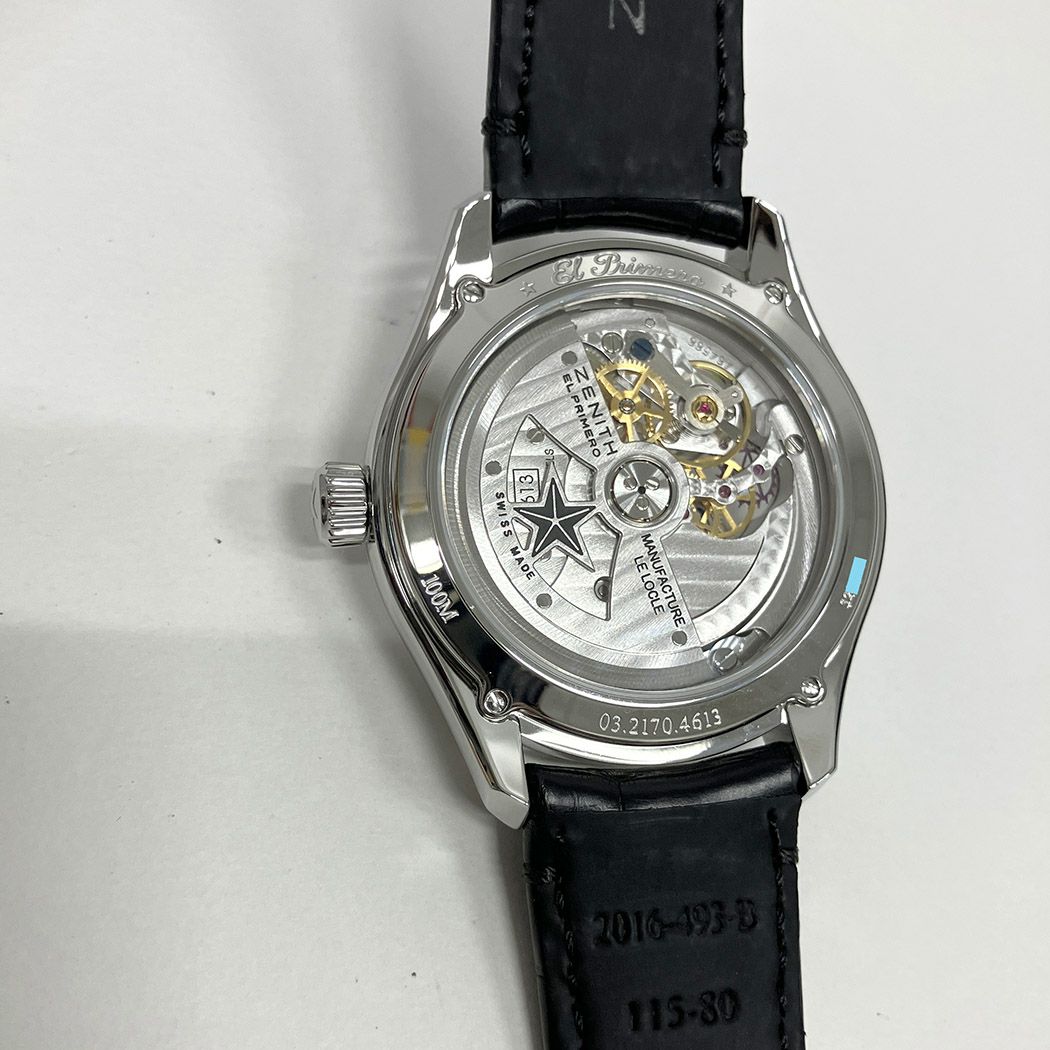 ゼニス エルプリメロ シノプシス 03.2170.4613 ステンレス 40mm レザー
