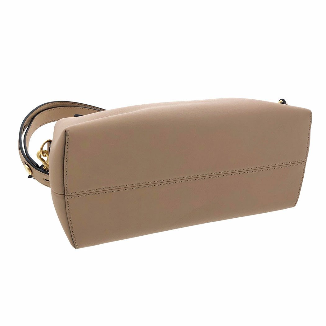 FENDI バイザウェイ ミディアム 8BL146 キャメル バイカラー