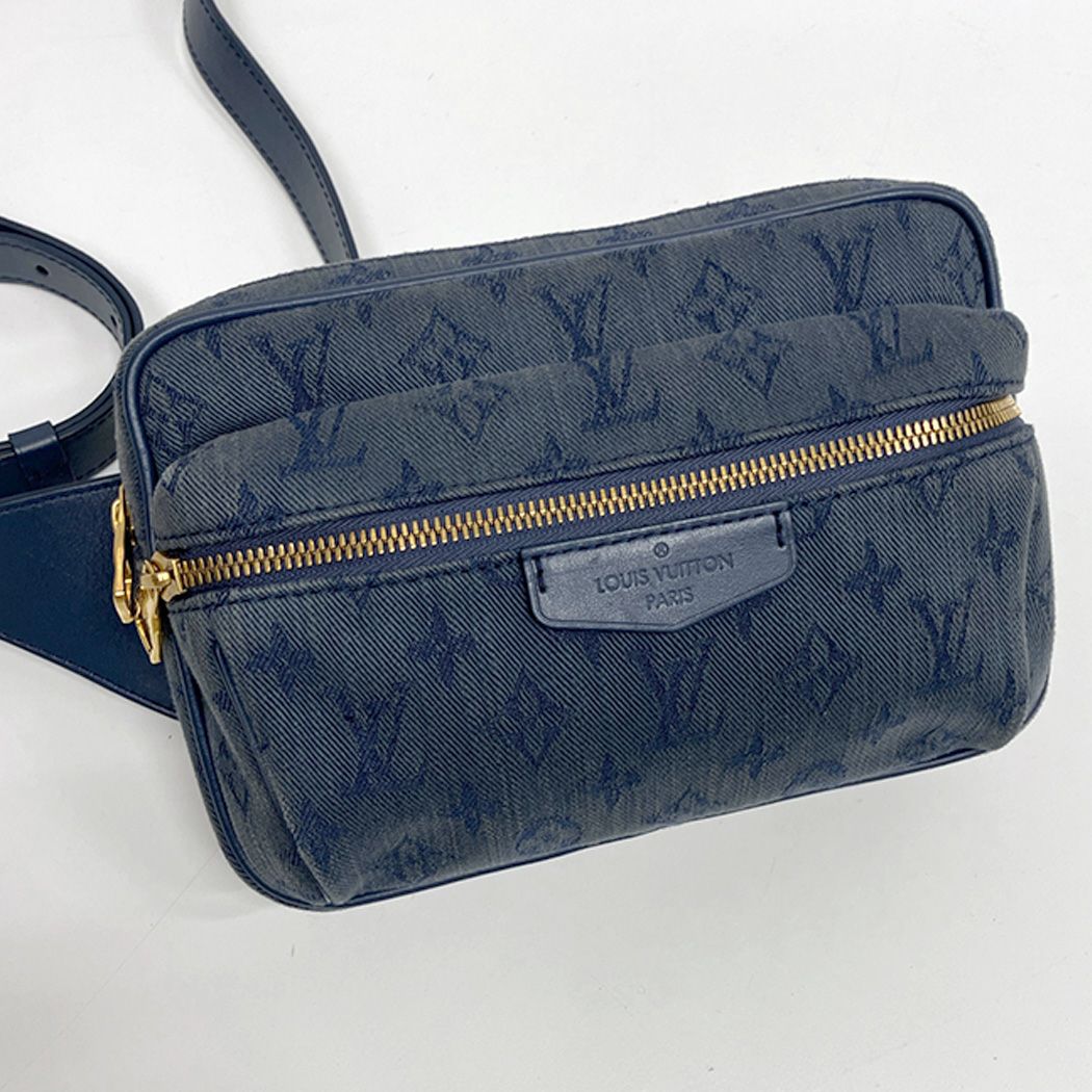 LOUIS VUITTON バムバッグアウトドア M44741 モノグラム デニム