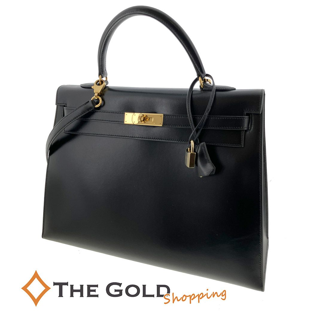 ✨希少美品✨ミッシェルアドルフ レザー 2WAY バッグ ブラック　ゴールド バッグ | THE GOLD ショッピング