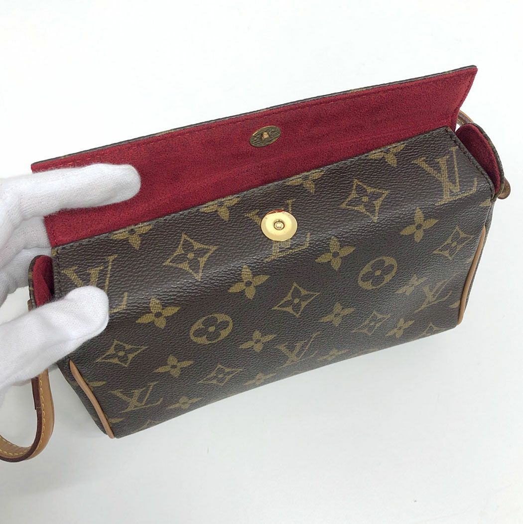 LOUIS VUITTON レシタル M51900 モノグラム キャンバス ブラウン