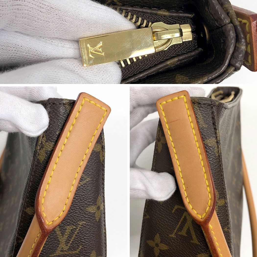 LOUIS VUITTON ルーピングMM M51146 モノグラム キャンバス ブラウン